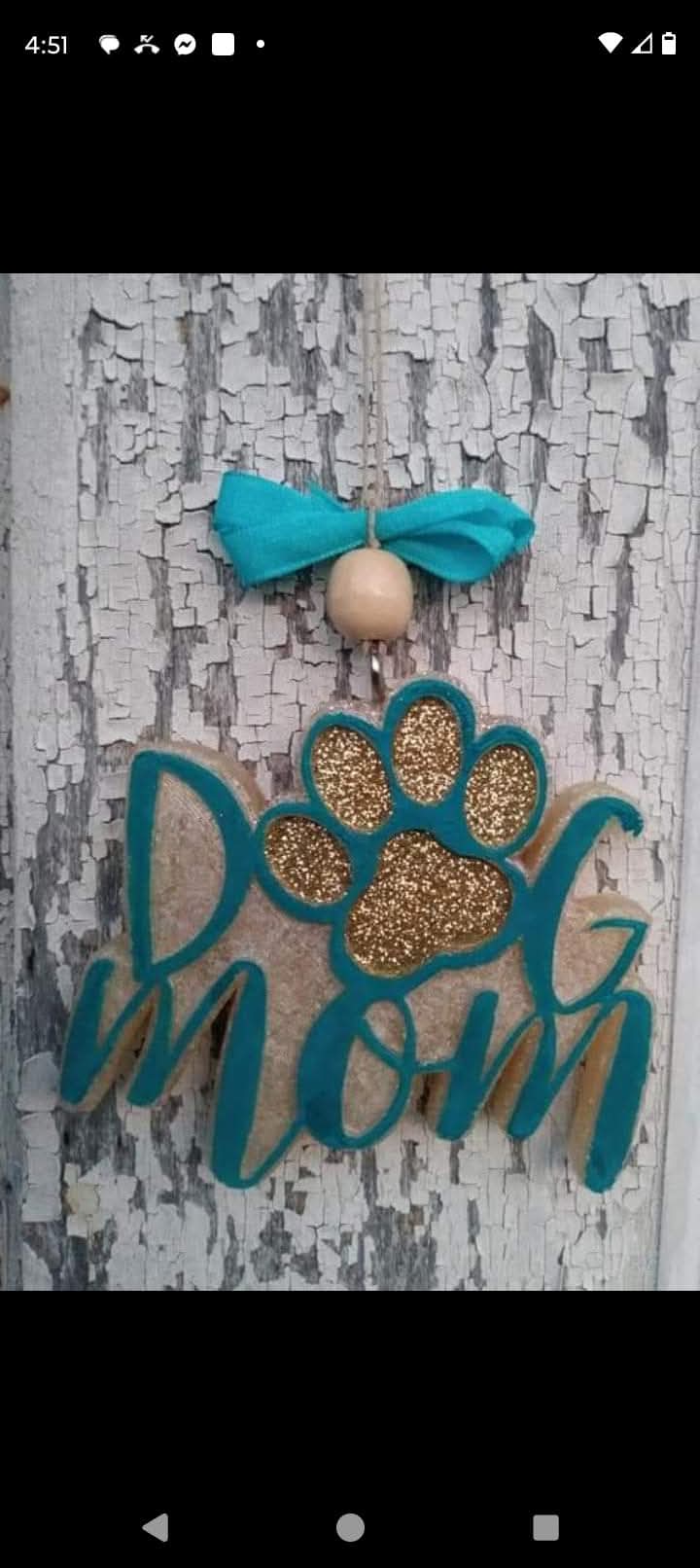 Dog mom car freshie