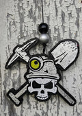 Coal miner skull Car Freshie