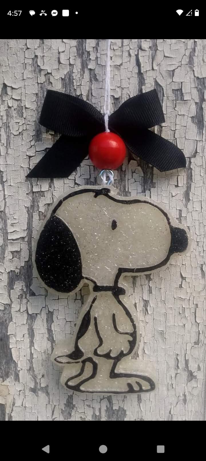 Snoopy car freshie